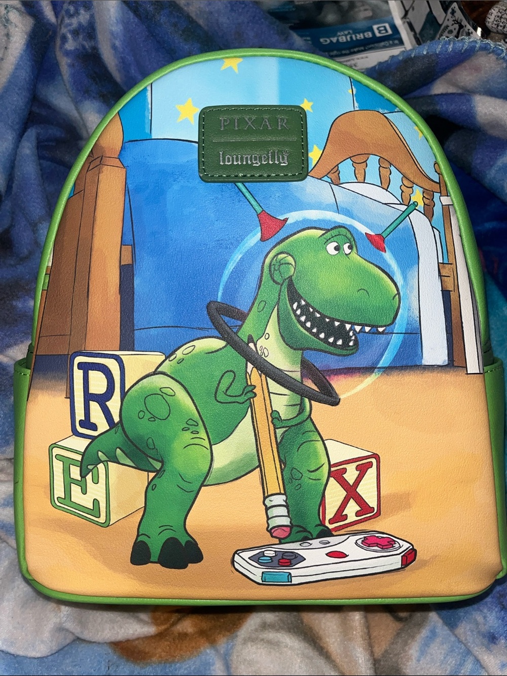 Loungefly Disney Pixar Toy Story Rex Little Arms Mini Backpack NWT